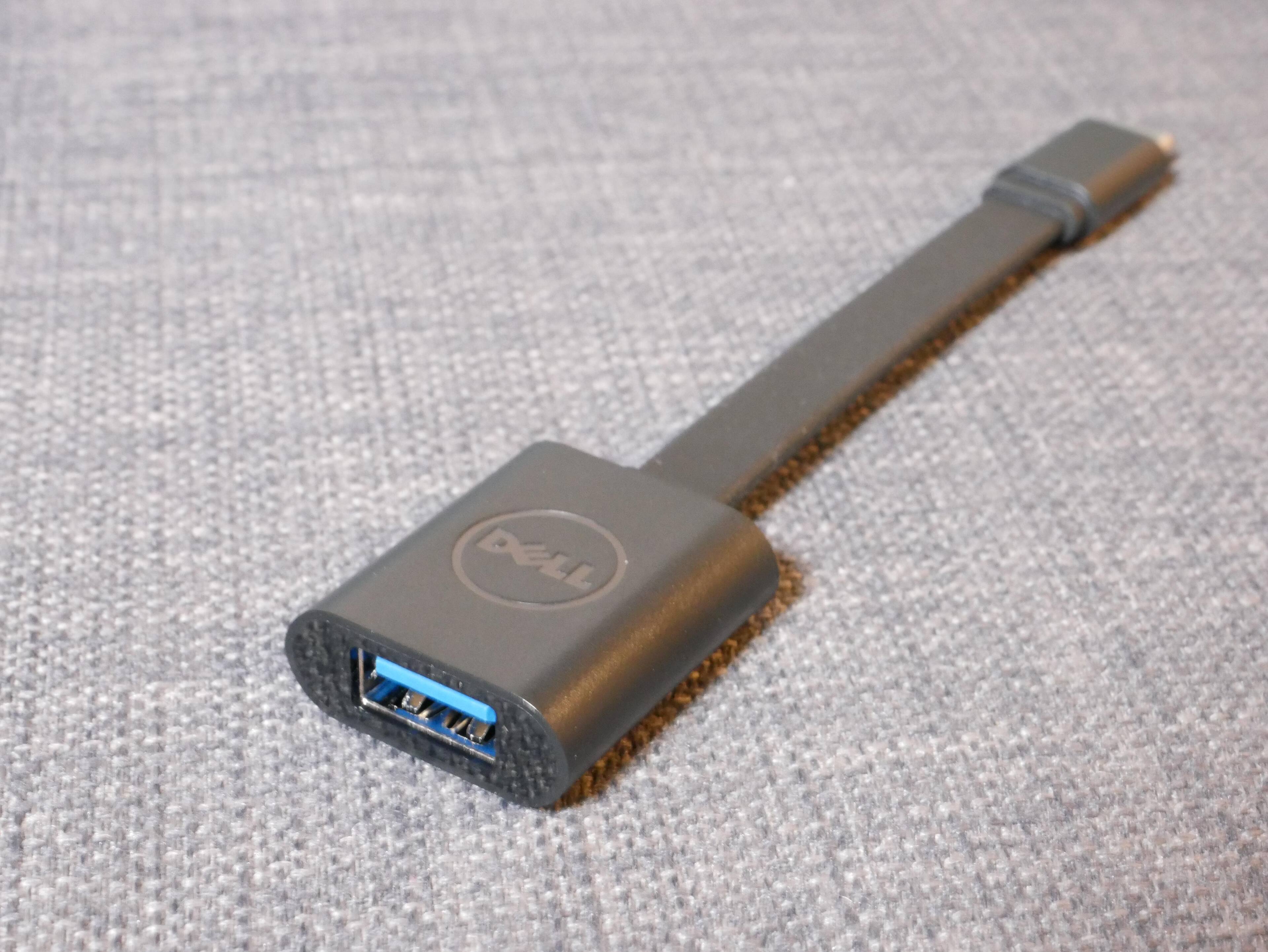 Included USB-C to USB-A dongle., click to load a larger version