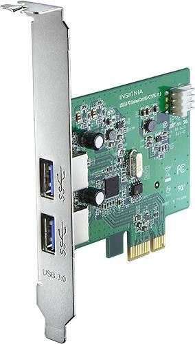 Insignaia 2-Port USB 3.0, click to load a larger version
