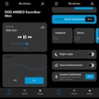 App home screen after connected to soundbar, click to load a larger version
