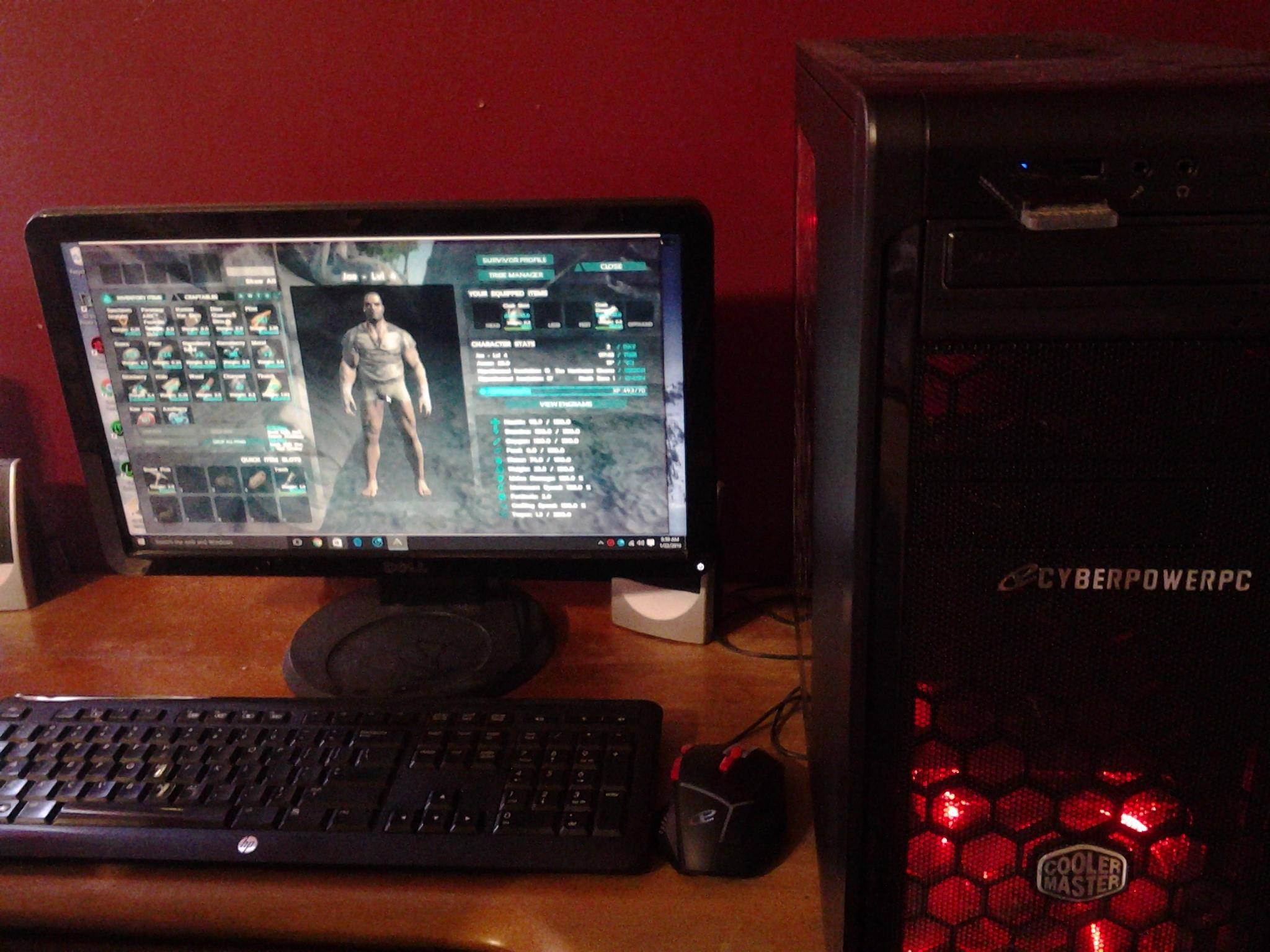 Playing Ark Survival!, click to load a larger version