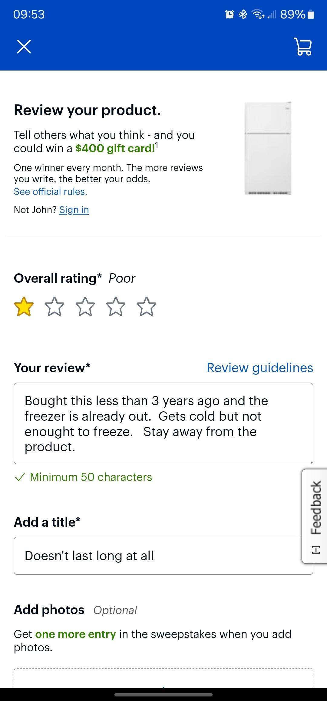 Customer provided, click to load a larger version