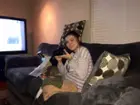 She loves her DSLR, click to load a larger version