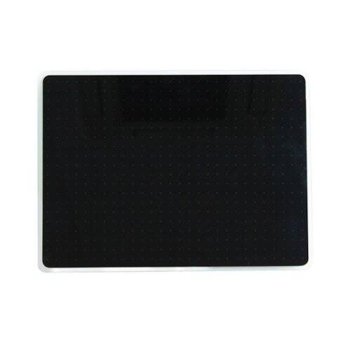 Floortex – Glass Magnetic Grid Board 30″ x 40″ – Black