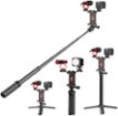 Sunpak - Kit Vlogging con Micrófono Cardioide y Luz de Video LED para Smartphones