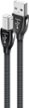AudioQuest - Cable USB A/B de carbono de 2,5' - Negro/Gris