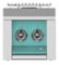 Aspire by Hestan - 12" Gas Cooktop: Mechanical controls; 2 gas burner elements; 2931-5861W of heating power - Bora Bora-Alt_View_Thumbnail_12 