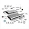 Smk Link - SMK-Link - USB-C - 100W Mini Docking Station - Multi-Stream Triple Video for Notebooks - Silver-Alt_View_Thumbnail_12