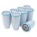 ZeroWater - Filters for Water Filter Pitchers (8-Pack) - White - Image 4