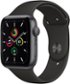 Apple Watch SE (GPS) 44 mm Caja de aluminio gris espacial con correa deportiva negra - Gris espacial