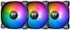 Thermaltake - Pure Plus 12 LED RGB Ventilador de radiador TT Premium Edition Kit de ventilador de refrigeración de caja de 120 mm con iluminación RGB (paquete de 3) - Negro