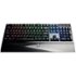 CyberPowerPC - Skorpion K2 Teclado mecánico con interruptor azul Kontact con cable con iluminación trasera - Negro