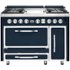 Viking - Tuscany 6.2 Cu. Ft. Freestanding Double Oven Dual Fuel True Convection Range - Slate Blue - Image 3