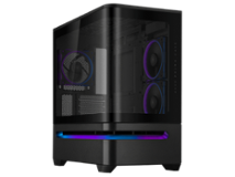 ASUS Prime AP202 ARGB mATX Case Curved Glass, 420mm GPU, 360mm