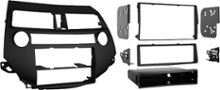 Metra - Dash Kit for Select 2008-2012 Honda Accord/Accord Crosstour manual climate controls - Black