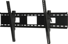 Peerless-AV - SmartMount Tilt Display Wall Mount For Most 46" - 90" Flat Panel Displays - Semi-gloss Black