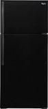 Whirlpool - 14.3 Cu. Ft. Top-Freezer Refrigerator - Black
