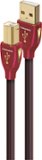 AudioQuest - Cinnamon 9.8' USB A/B Cable - Black/Red