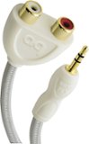 AudioQuest - FLX-MINI Mini-to-RCA Adapter - White