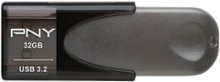 PNY - Elite Turbo Attache 4 32GB USB 3.2 Flash Drive - Black
