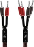 AudioQuest - Rocket 33 10' Pair Bi-Wire Speaker Cable, Silver Banana Connectors - Red/Black