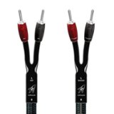 AudioQuest - Rocket 88 15' Pair Full-Range Speaker Cable, Silver Banana Connectors - Green/Black