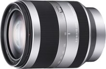 Sony - 18-200mm f/3.5-6.3 Alpha E-Mount Lens for Alpha NEX DSLR Cameras - Silver