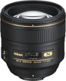 Nikon - AF-S NIKKOR 85mm f/1.4G Portrait Lens for Select Cameras - Black