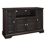 Walker Edison - Tall Sound Bar TV Stand for Most Flat-Panel TV's up to 60" - Espresso