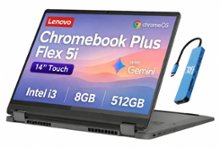 Lenovo Upgraded Flex 5i Chromebook Plus Laptop with Gemini 14