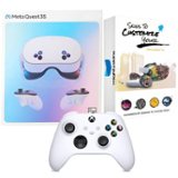 VRヘッドセット 白 コントローラー2個  Quest 3S 128GB Meta Quest 3S 128GB Virtual Reality VR Headset with Xbox