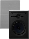 Bowers & Wilkins - CI600 Series 6" In-Wall Speakers w/ Cast Basket, Aramid Fiber Midbass and Nautilus Tweeter - (Pair) - Paintable White