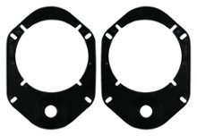Metra - Speaker Adapter Plates for Most Vehicles With 6" Speaker Locations (Pair) - Black