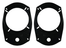 Metra - Speaker Adapter Plates for Most 6 x 9 Vehicle Speaker Locations (Pair) - Black