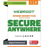 Webroot - Internet Security Plus + Antivirus Protection (6 Devices) (1-Year Subscription) - Android, Apple iOS, Chrome, Mac OS, Windows [Digital]