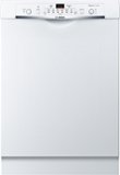 Bosch - 100 Series 24" Front Control Tall Tub Built-In Dishwasher with Hybrid Stainless-Steel Tub - White