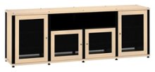 Salamander Designs - Synergy 345 Cabinet for Most Flat-Panel TVs Up to 80" - Maple