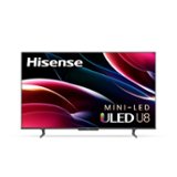 Hisense 75U8H QLED Series Quantum 4K ULED Mini-LED 75-Inch Class Google Smart TV (75U8H, 2022 Model), Black