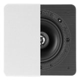 Definitive Technology - DI Series 5-1/4" Square In-Ceiling Loudspeaker (Each) - White