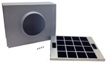 Recirculation Kit for Select Bosch Range Hoods - Black/Silver