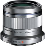Olympus - M.Zuiko Digital ED 45mm f/1.8 Portrait Lens for Most Micro Four Thirds Cameras - Silver