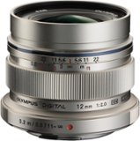 Olympus - M.Zuiko Digital ED 12mm f/2.0 Wide-Angle Lens for Most Micro Four Thirds Cameras - Silver