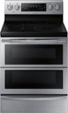 Samsung - Flex Duo™ 5.9 Cu. Ft. Self-Cleaning Freestanding Double Oven Electric Convection Range - Stainless Steel