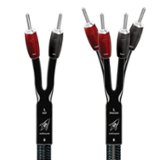 AudioQuest - Rocket 88 10' Single Bi-Wire Speaker Cable, Silver Banana Connectors - Green/Black