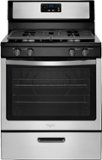 Whirlpool - 5.1 Cu. Ft. Freestanding Gas Range - Stainless Steel