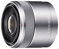 Sony - 30mm f/3.5 Macro Lens for Most NEX Compact System Cameras - Silver