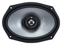 KICKER - PS 6" x 9" Coaxial Speakers (Pair) - Black/Silver