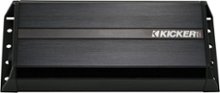 KICKER - PXA-Series 500W Class D Mono Amplifier with Selectable Low-Pass Crossover - Black