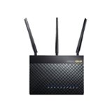 ASUS - AC1900 Dual-Band Wi-Fi Router with Life time internet Security - Black