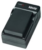 Bower - Battery Charger for Select Sony Batteries - Black