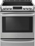 LG - 6.3 Cu. Ft. Self-Cleaning Slide-In Electric Range withUltraHeat 3200W Power Burner - Stainless Steel
